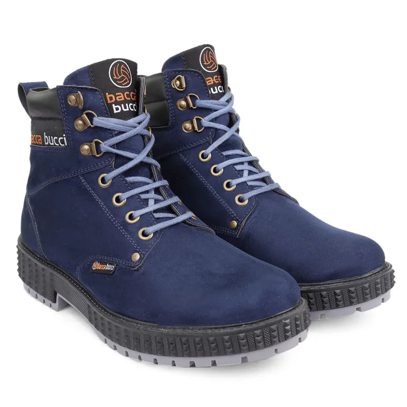 Bacca Bucci Blue Scott Boots for Men | Best Price UAE